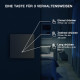 Інтелектуальний перемикач MOES ZigBee ZT-EU4-GY-SR з дизайном Star Ring 4-канальний сірий (my-15091)