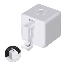 Розумна кнопка MOES Fingerbot Plus Smart Switch із сенсорним керуванням, сумісним із додатком Smart Life та MOES Tuya BLE Hub, білий (my-15087)