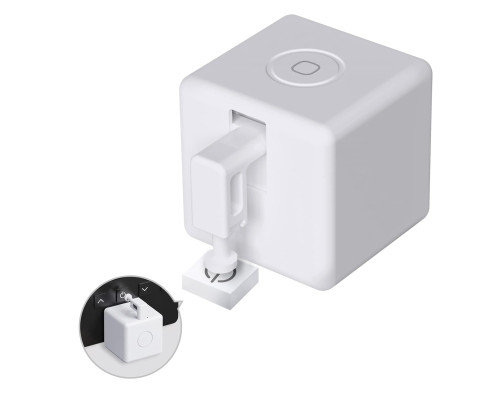 Розумна кнопка MOES Fingerbot Plus Smart Switch із сенсорним керуванням, сумісним із додатком Smart Life та MOES Tuya BLE Hub, білий (my-15087)