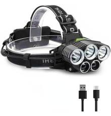 Ліхтарик налобний акумуляторний водонепроникний LOVME HDL-5 High Lumen Bright (my-3082)