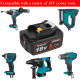 Акумулятор Yookoto 18 В для зарядного пристрою Makita BL1850B: комплект з 2 літій-іонних акумуляторів ємністю 50 А·год зі світлодіодним індикатором (my-17016)