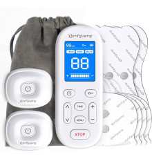 М'язовий стимулятор для зняття болю Comfytemp Wireless TENS Unit з дистанційним керуванням, портативний пристрій, 30 режимів, 4 накладки (my-14017)