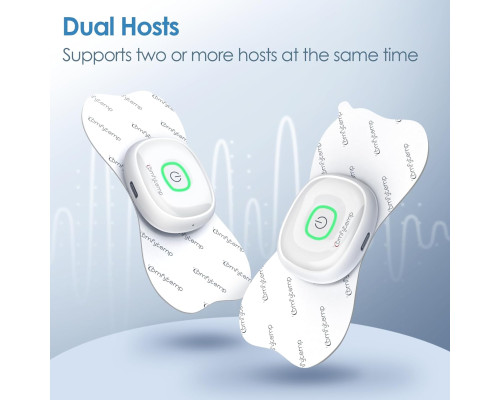 М'язовий стимулятор для зняття болю Comfytemp Wireless TENS Unit з дистанційним керуванням, портативний пристрій, 30 режимів, 4 накладки (my-14017)