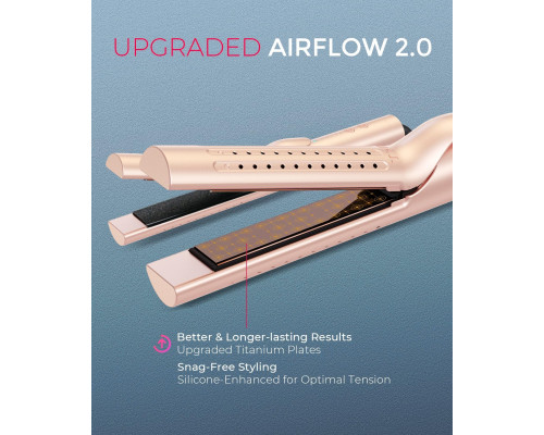 Плойка-випрямляч для волосся TYMO HC506DP Airflow 2.0 Flat Iron (my-18056)