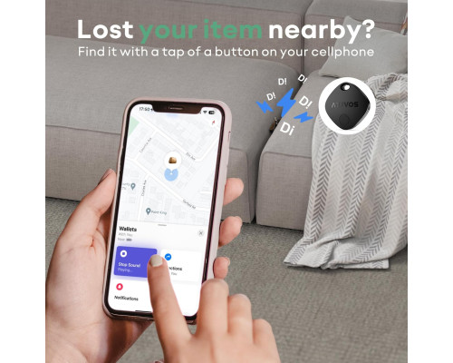 Смарт брелок, Bluetooth локатор для ключів, гаманця, сумки ATUVOS (my-4120)