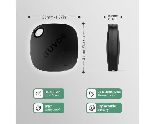 Смарт брелок, Bluetooth локатор для ключів, гаманця, сумки ATUVOS (my-4120)