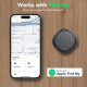 Bluetooth-мітка Air Tracker для пошуку предметів (4 шт.) з функцією пошуку ключів, сумісна з Apple Find My (тільки iOS), водонепроникність IP67 (my-17140)