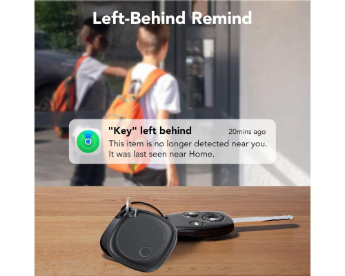 Bluetooth-мітка Air Tracker для пошуку предметів (4 шт.) з функцією пошуку ключів, сумісна з Apple Find My (тільки iOS), водонепроникність IP67 (my-17140)