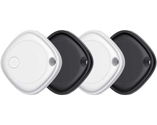Bluetooth-мітка Air Tracker для пошуку предметів (4 шт.) з функцією пошуку ключів, сумісна з Apple Find My (тільки iOS), водонепроникність IP67 (my-17140)