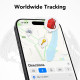 Bluetooth-мітка Air Tracker для пошуку предметів (4 шт.) з функцією пошуку ключів, сумісна з Apple Find My (тільки iOS), водонепроникність IP67 (my-17140)