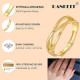 Кільце зі стерлінгового срібла для жінок RANKEEF Gold ring A, назавжди пов'язані регульовані кільця (my-15382)