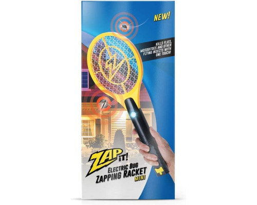 Міні-знищувач комах Zap It! TYG5759 - ракетка, що перезаряджається, для знищення комарів, мух і комах 4000 Вольт - зарядка через USB (my-9015)