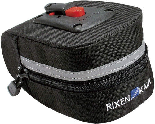 Сумка для велосипеда KLICKfix Micro 200 розширювана, чорна, 19 x 12 x 8 см (my-15101)