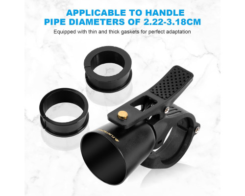 Урожайний гудок для керма 22-31,8 см Flintronic Loud Bike Bell чорний (my-15226)