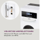Акустична колонка Auna Karaboom 100 Wifi динамік інтернет радіо DAB+ BT 120W білий 10033150 (my-5079)