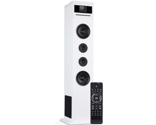 Акустична колонка Auna Karaboom 100 Wifi динамік інтернет радіо DAB+ BT 120W білий 10033150 (my-5079)