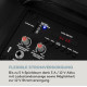 Мобільна акустична система динамік, караоке Auna Moving 80.1 LED PA, USB SD BT AUX 10033255 (my-5051)