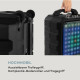 Мобільна акустична система динамік, караоке Auna Moving 80.1 LED PA, USB SD BT AUX 10033255 (my-5051)