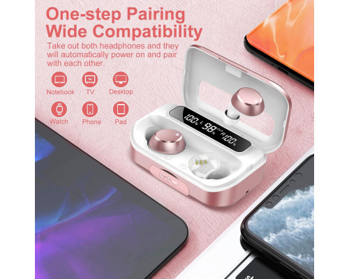 Бездротові навушники Bluetooth з глибокими басами Lekaby Q26-RB (my-4192)