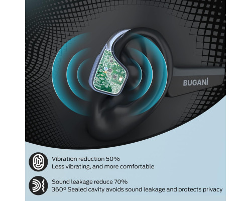 Водонепроникні навушники Bluetooth з мікрофоном BUGANI OpenSport B05 (my-9065)