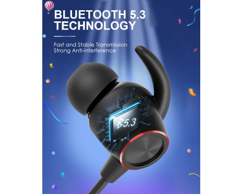 Бездротові Bluetooth навушники Tecno B1 чорні (my-18066)