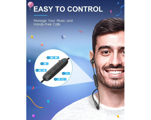 Бездротові Bluetooth навушники Tecno B1 чорні (my-18066)