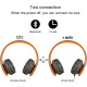 Бездротові складні Bluetooth навушники WorWoder-A0006 (my-9161)