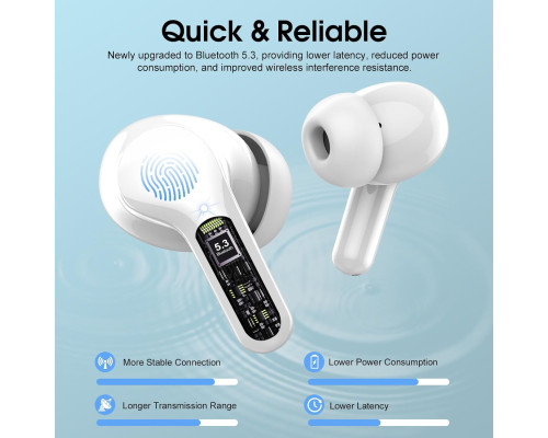 Бездротові Bluetooth-навушники з шумопоглинанням BESNOOW I53 (my-9166)
