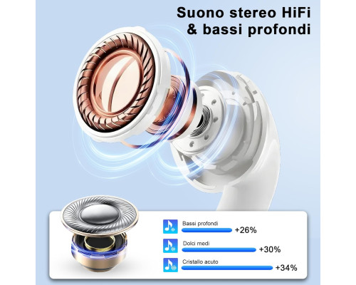 Бездротові Bluetooth навушники AOSRAU Q13Pro  (my-17019)
