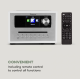 Інтернет медіапрогравач Auna Silver Star CD Cube 10033004 (my-5003)
