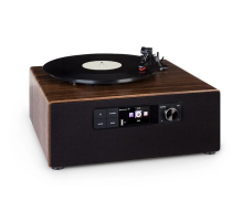 Програвач вінілу Auna Connect Vinyl Cube 10034557 з інтелектуальним радіо (my-5081)