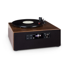 Програвач вінілу Auna Connect Vinyl Cube 10034557 з інтелектуальним радіо (my-5081)