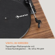 Програвач вінілу Auna Connect Vinyl Cube 10034557 з інтелектуальним радіо (my-5081)