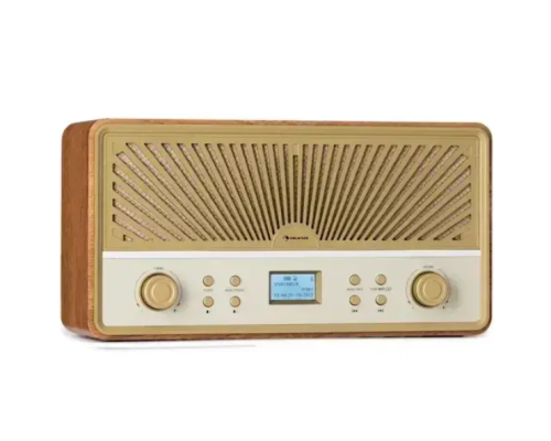 Цифрове радіо Auna Glastonbury Go стерео батарея BT DAB/FM MP3 10041151 (my-5077)