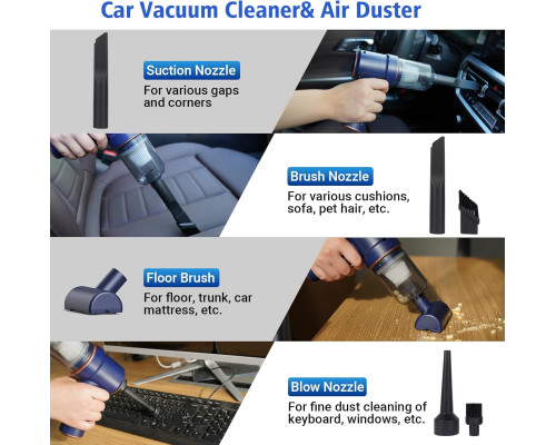 Автомобільний пилосос Strong Mini Handheld Vacuum Cleaner бездротовий (my-3042)