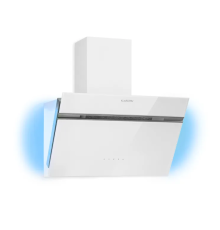 Витяжка Klarstein Alina Cooker 60 см біла, світлодіодний дисплей, внутрішнє освітлення, переднє скло біле 10034105 (my-5037)