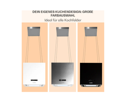 Витяжка острівна Klarstein Smart Island Hood WIFI 40 см 250 Вт 10035709 (my-5034)