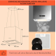 Витяжка острівна Klarstein Smart Island Hood WIFI 40 см 250 Вт 10035709 (my-5034)