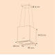 Витяжка острівна Klarstein Smart Island Hood WIFI 40 см 250 Вт 10035709 (my-5034)