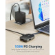 Складаний кабель концентратор Cable Matters 201376-BLK USB C HDMI (my-4221)