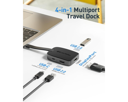 Складаний кабель концентратор Cable Matters 201376-BLK USB C HDMI (my-4221)