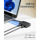 Складаний кабель концентратор Cable Matters 201376-BLK USB C HDMI (my-4221)