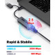 Ethernet-адаптер 2-в-1 USB C - USB 3.0 WAVLINK 2.5G (my-4119)