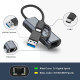 Ethernet-адаптер 2-в-1 USB C - USB 3.0 WAVLINK 2.5G (my-4119)