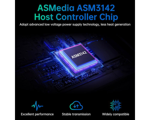 Карта розширення ELUTENG USB C PCIe з 2 портами 2 x 10 Гбіт/с, сумісна з PCIE X4/X8/X16, PCI-E USB C 3.2 Gen2 20 Гбіт/с з радіатором великої площі (my-12036)