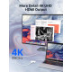 Адаптер JSAUX USB C-HDMI з підтримкою 4K при 60 Гц білий (my-15016)