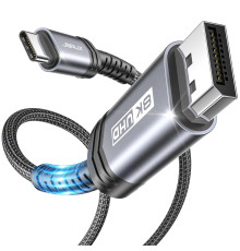 Кабель USB C - DisplayPort 1.4 6,6 футів JSAUX CV0027 (my-15014)