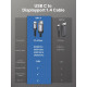 Кабель USB C - DisplayPort 1.4 6,6 футів JSAUX CV0027 (my-15014)