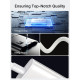 Кабель 2-в-1 Type C - HDMI 4K з портом зарядки PD 100 Вт JSAUX CV0057, сумісний з Thunderbolt 3, iPhone, MacBook, Samsung, iMac, iPad, Surface-White (my-15022)