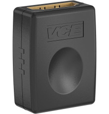 Адаптер VCE HDMI HDMI 4K@60Hz (мама-мама), позолочений, підтримка 3D 4K HDR ARC для ноутбука, монітора, ПК, PS5, PS4, Xbox, DVD (my-15055)
